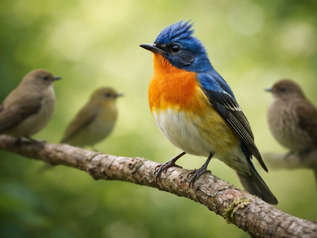 a male bird is called